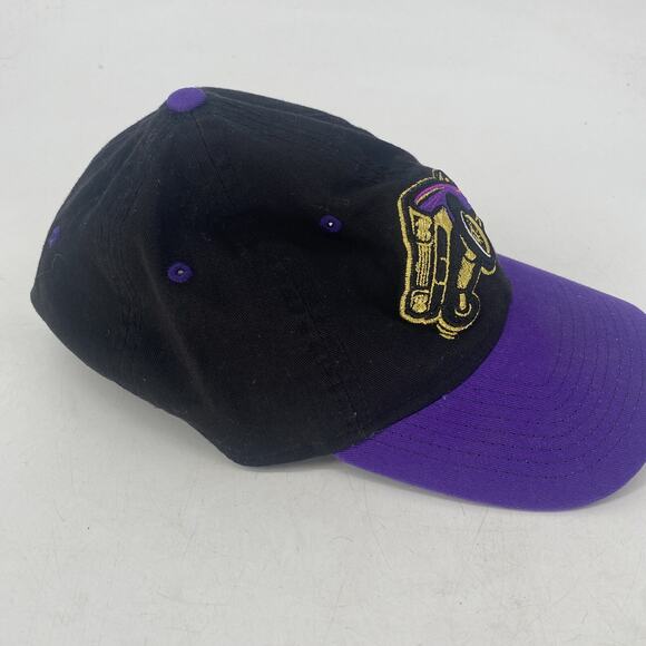 Fresno Grizzlies New Era 9Twenty Adjustable Back Purple Low Rider Baseball Cap - Picture 2 of 6